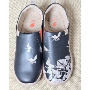 UIN Slip On Loafers Crane in Dark 10.5 US 42.5 EU Lightweight Travel Bird Shoes
